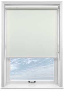 Levant (FR Blackout), Glacier White - Twist&Fit Roller Blind